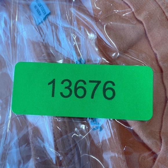 Jack &‎ Jones Organic Cotton Women's Orange Short Sleeve T-shirt Size Large - Picture 9 of 9